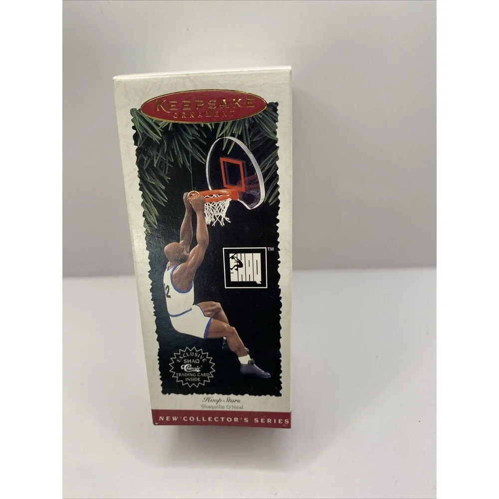 1995 Hallmark Keepsake Ornament HOOP STARS-Shaquille O'Neal #1 in series,Vintage